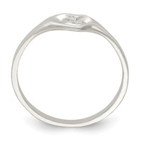 Sterling Silver Heart Ring view 2