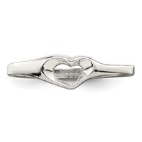 Sterling Silver Heart Ring view 5