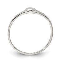 Sterling Silver Heart Ring view 2