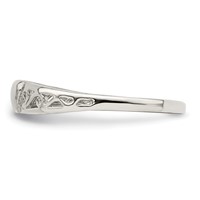 Sterling Silver Heart Ring view 4