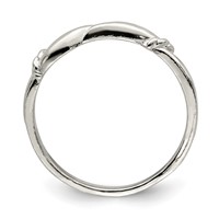 Sterling Silver Swirl Ring view 2