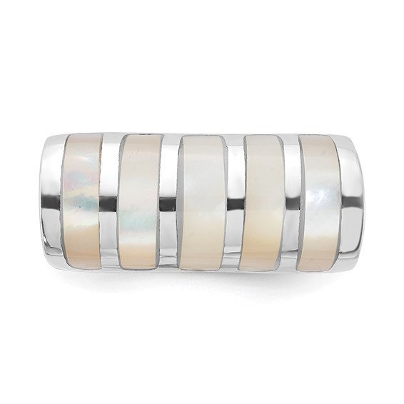 Sterling Silver Mother of Pearl Ring