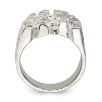 Sterling Silver Nugget Ring view 2