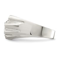 Sterling Silver Men's Nugget Ring view 4