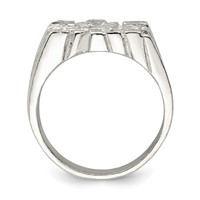 Sterling Silver Nugget Ring view 2