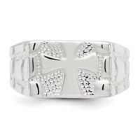 Sterling Silver Nugget Ring view 5