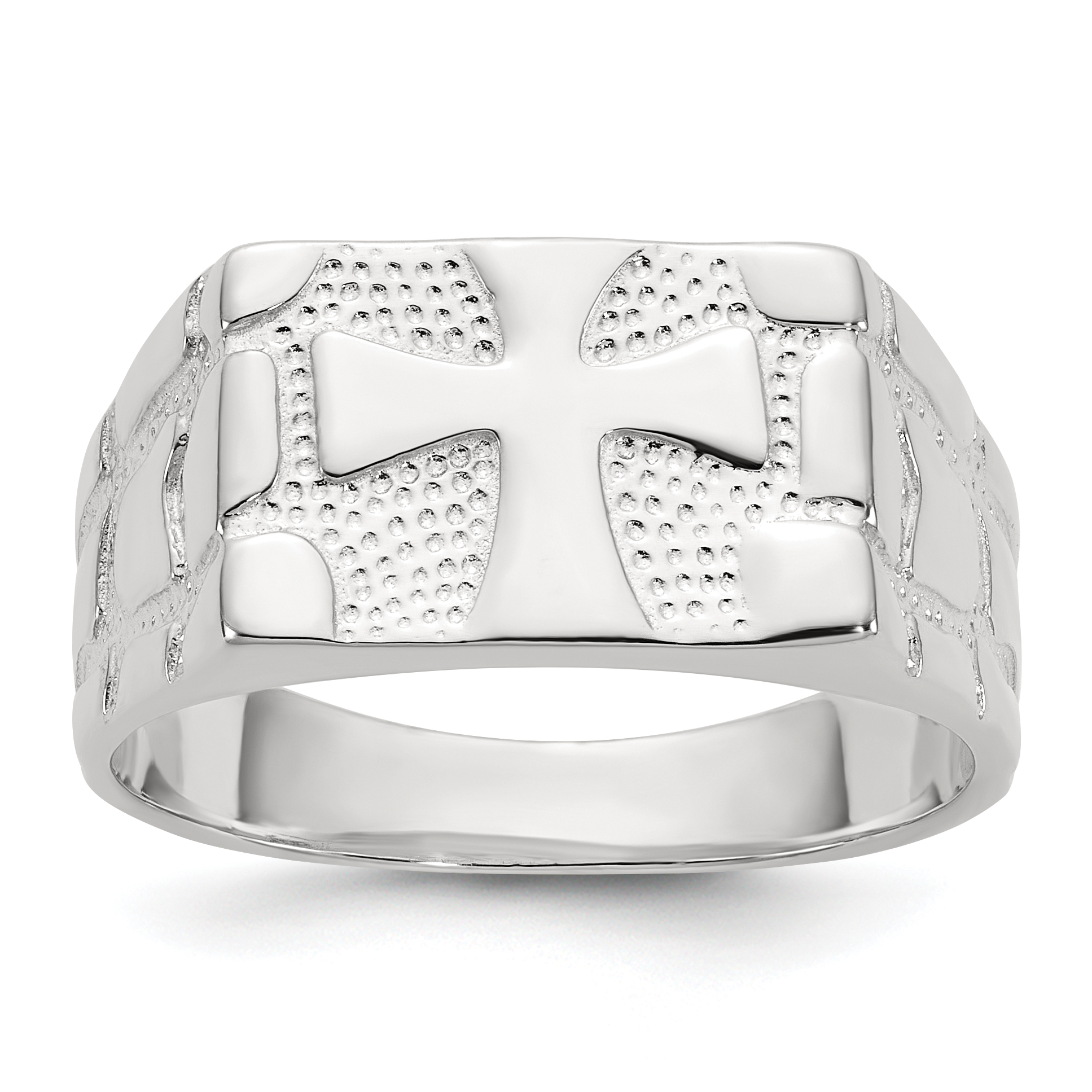 Sterling Silver Nugget Ring (QR127-10)