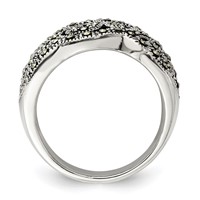 Sterling Silver Marcasite Ring view 2