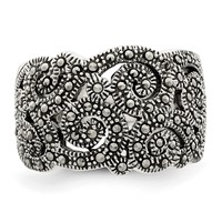 Sterling Silver Marcasite Ring view 5