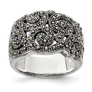 Sterling Silver Marcasite Ring