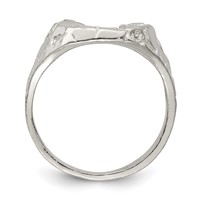 Sterling Silver Horseshoe Ring view 2