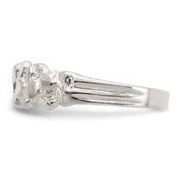 Sterling Silver Nugget Ring view 4