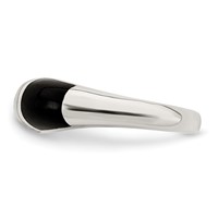 Sterling Silver Onyx & Mother of Pearl Ring view 4