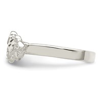Sterling Silver Nugget Ring view 4