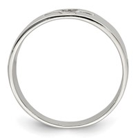 Sterling Silver Cross Cutout Ring view 2