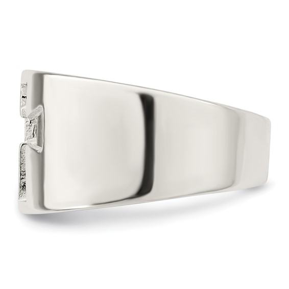 Sterling Silver Cross Cutout Ring