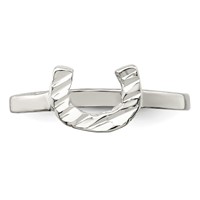 Sterling Silver Horseshoe Ring view 5