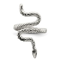 Sterling Silver Snake Ring view 5