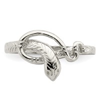 Sterling Silver Snake Ring view 5