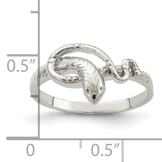 Sterling Silver Snake Ring