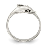 Sterling Silver Dolphin Ring view 2