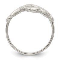 Sterling Silver Vines Full Finger Ring view 2
