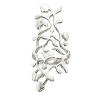 Sterling Silver Vines Full Finger Ring view 1