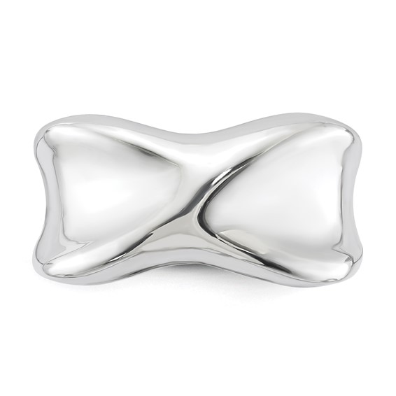 Sterling Silver Fancy X Ring