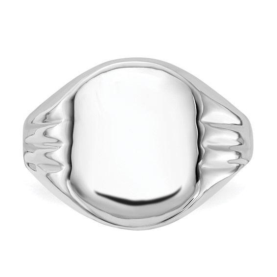 Sterling Silver Polished Signet Ring