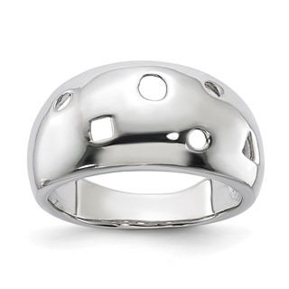 Sterling Silver Fancy Cut Out Shapes Ring