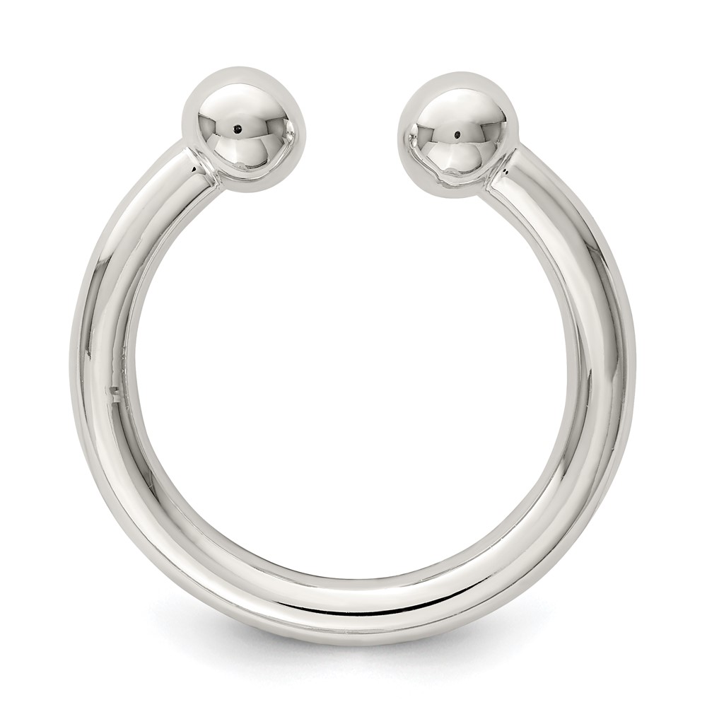 Sterling Silver Tube Ring (QR1813-8)