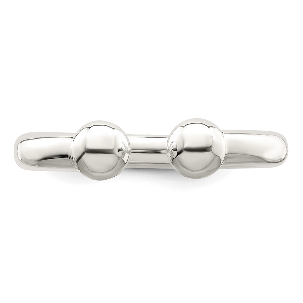 Sterling Silver Tube Ring (QR1813-8)