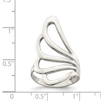 Sterling Silver Fancy Ring view 3