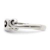 Sterling Silver Antiqued Toe Ring view 4