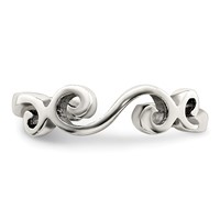 Sterling Silver Antiqued Toe Ring view 5