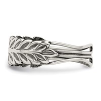 Sterling Silver Antiqued Fancy Toe Ring view 4