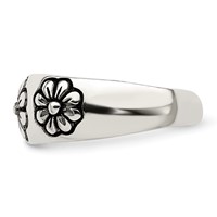 Sterling Silver Antiqued Toe Ring view 4