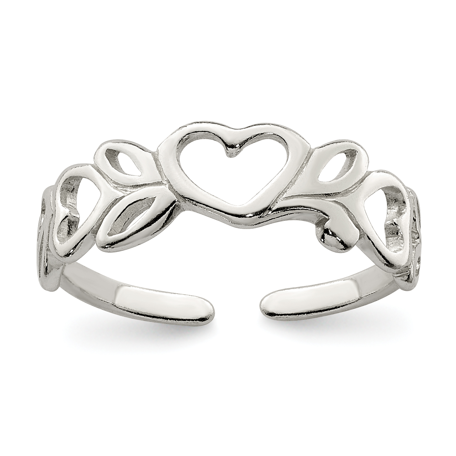 Sterling Silver Toe Ring (QR1930)