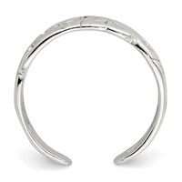 Sterling Silver Heart Toe Ring view 2