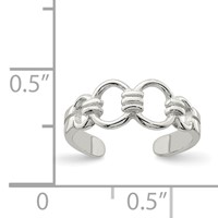 Sterling Silver Toe Ring view 3