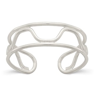 Sterling Silver Wave Toe Ring