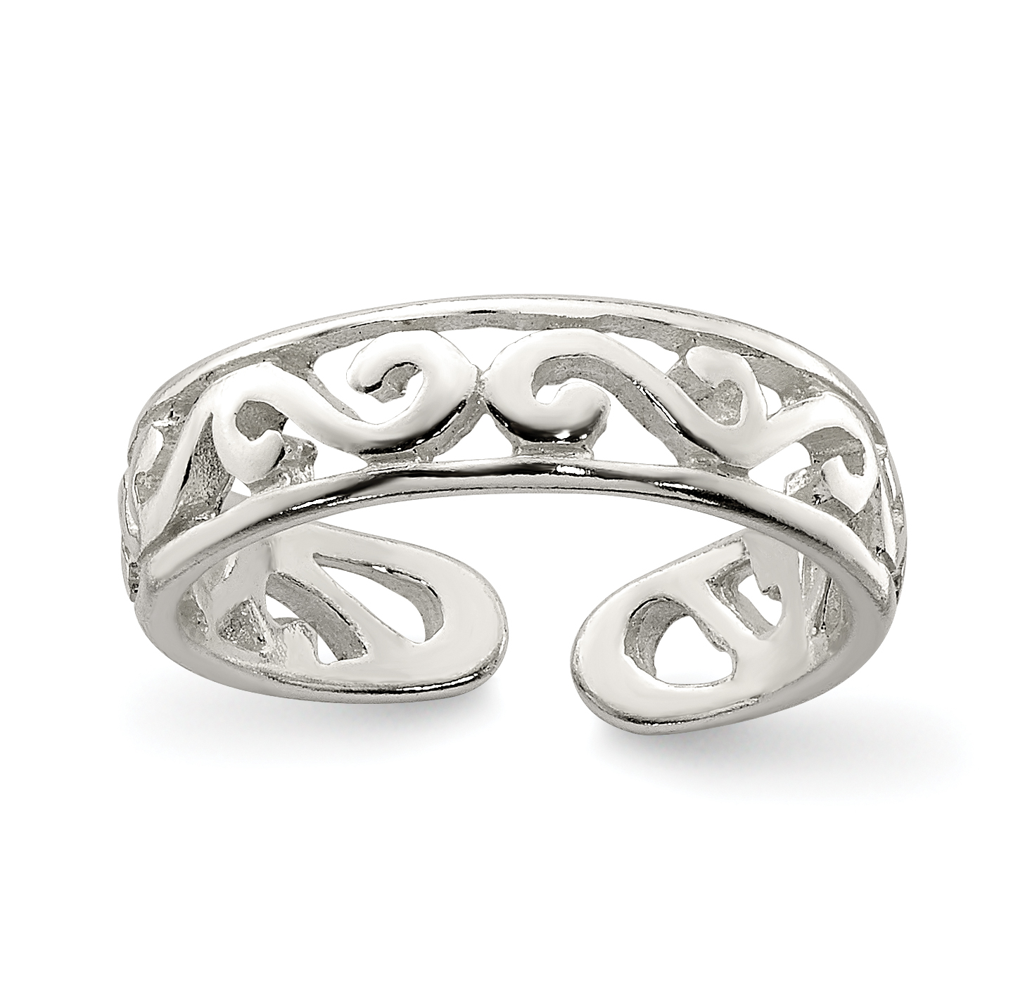 Sterling Silver Toe Ring (QR1938)