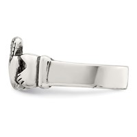 Sterling Silver Claddagh Design Ring view 4