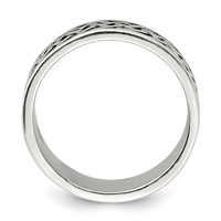 Sterling Silver Weave Design Ring view 2