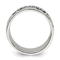Sterling Silver Antiqued Celtic Knot Ring view 2