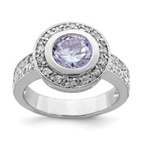 Sterling Silver CZ Ring view 1