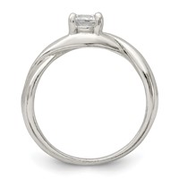 Sterling Silver CZ Ring view 2