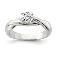 Sterling Silver CZ Ring view 1