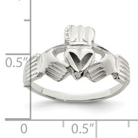 Sterling Silver Claddagh Ring view 3