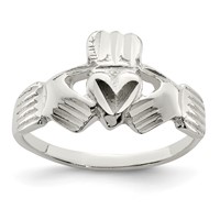 Sterling Silver Claddagh Ring view 1